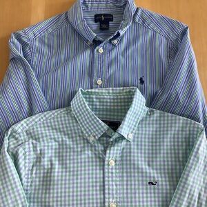 Ralph Lauren and Vineyard Vines shirts
